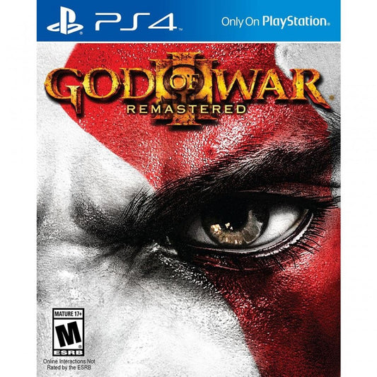 God of War III Remastered PlayStation Hits cover art for PlayStation 4 PS4 video game