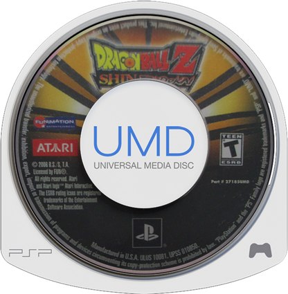 Dragon Ball Z: Shin Budokai – PlayStation Portable (PSP) disc for 3D fighting video game