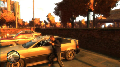 Grand Theft Auto IV PlayStation 3 PS3 video game, open-world action adventure, crime-driven storyline, sandbox gameplay, console title gameplay screenshot