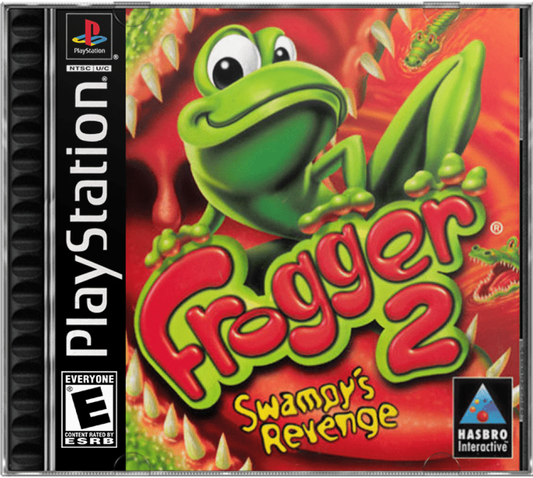 Frogger 2: Swampy's Revenge cover art for PlayStation 1 (PS1) video game