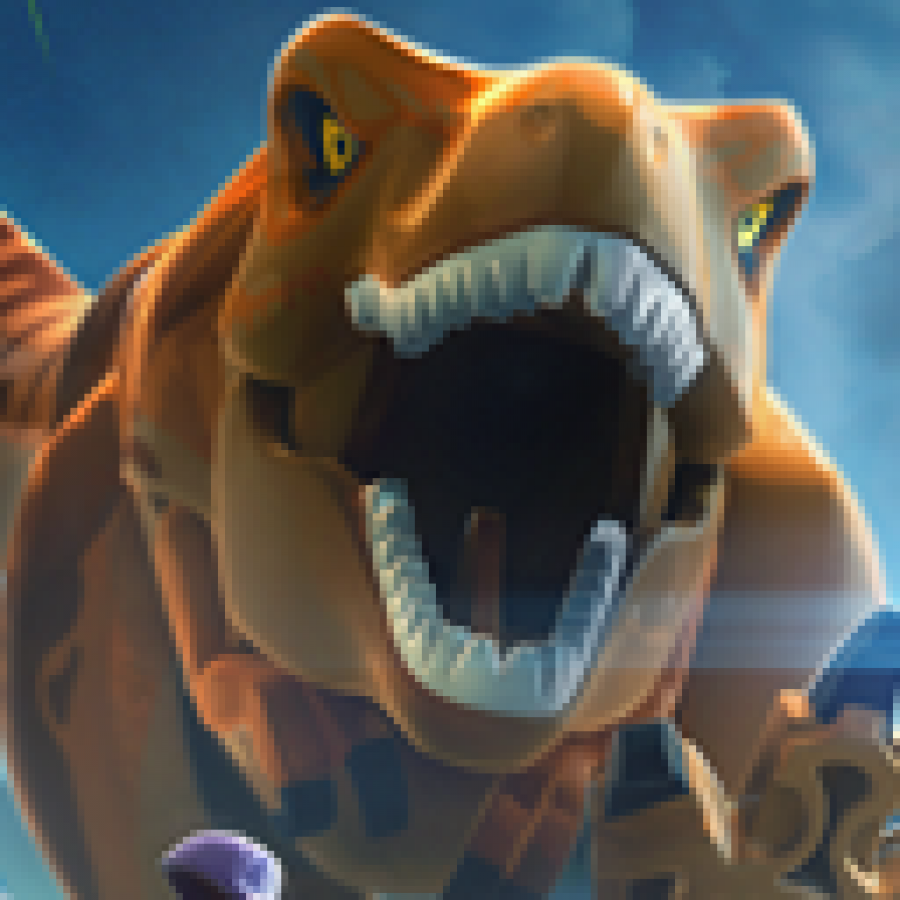 LEGO Jurassic World console application icon for Nintendo Wii U WiiU video game 
