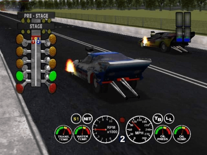 IHRA Drag Racing 2004 gameplay for Microsoft XBOX video game.