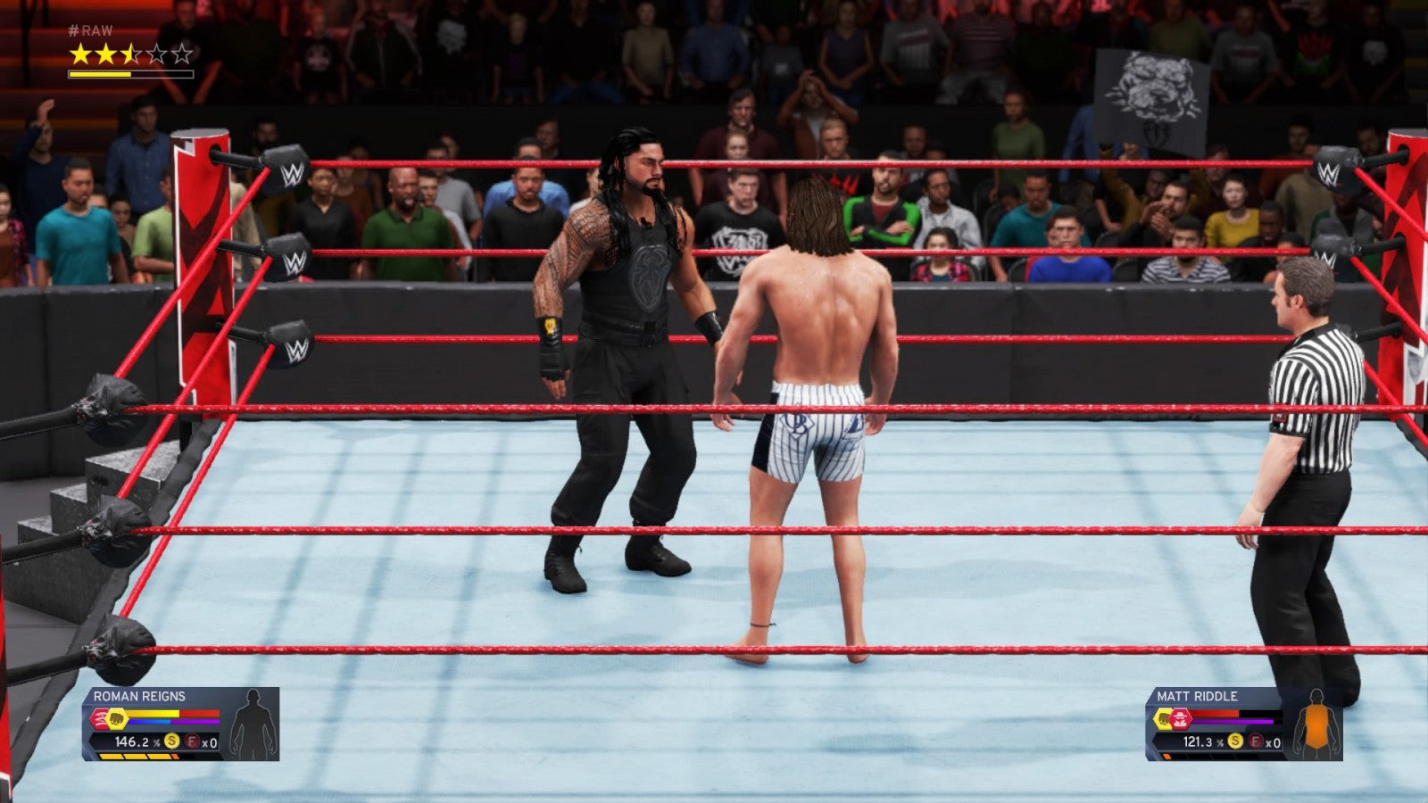 WWE 2K20 Xbox One video game, professional wrestling sports simulation, WWE superstars and career modes, multiplayer gameplay, console title gameplay screenshot
