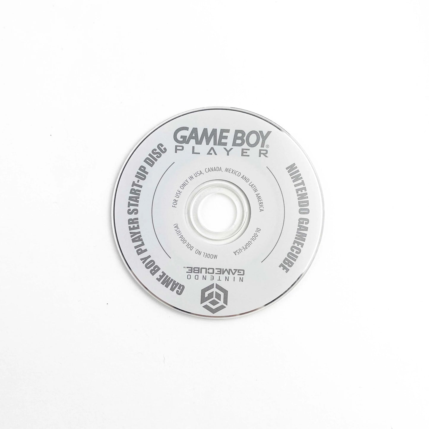 Gameboy Player start up disc for Nintendo GameCube