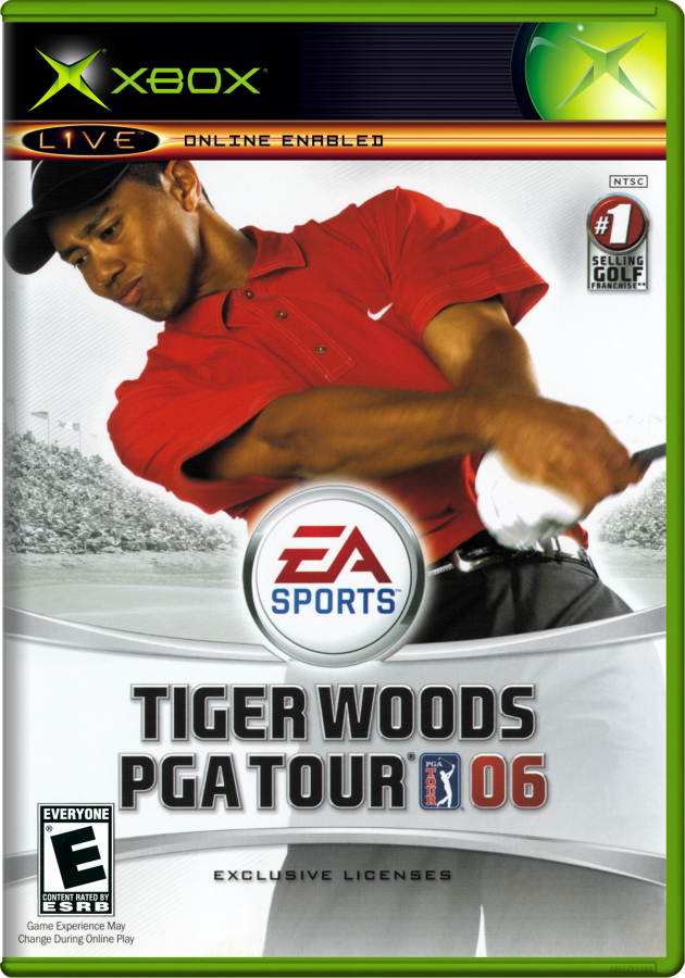 Tiger Woods PGA Tour 06 cover art for Xbox (XBOX) video game