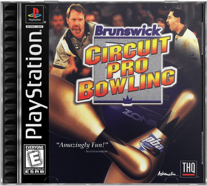 Brunswick Circuit Pro Bowling cover art for PlayStation 1 PS1 video game