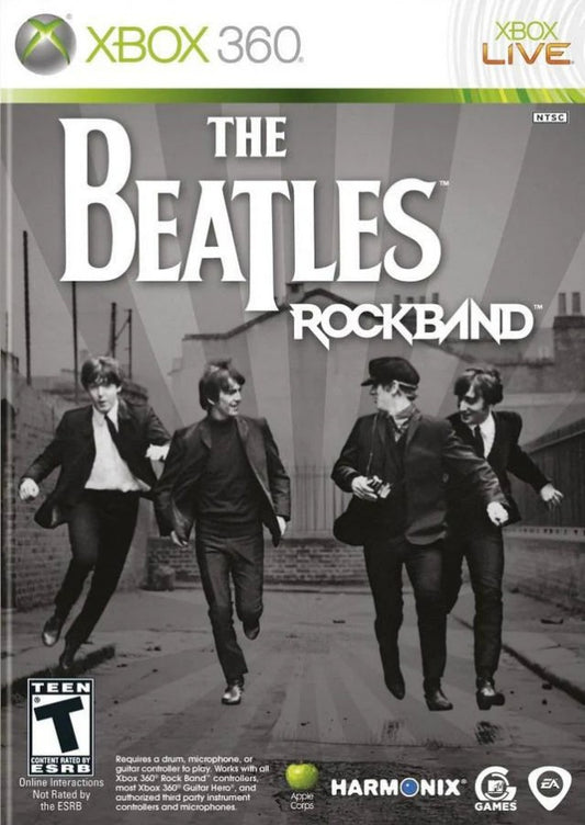The Beatles: Rock Band cover art for Xbox 360 (X360) video game