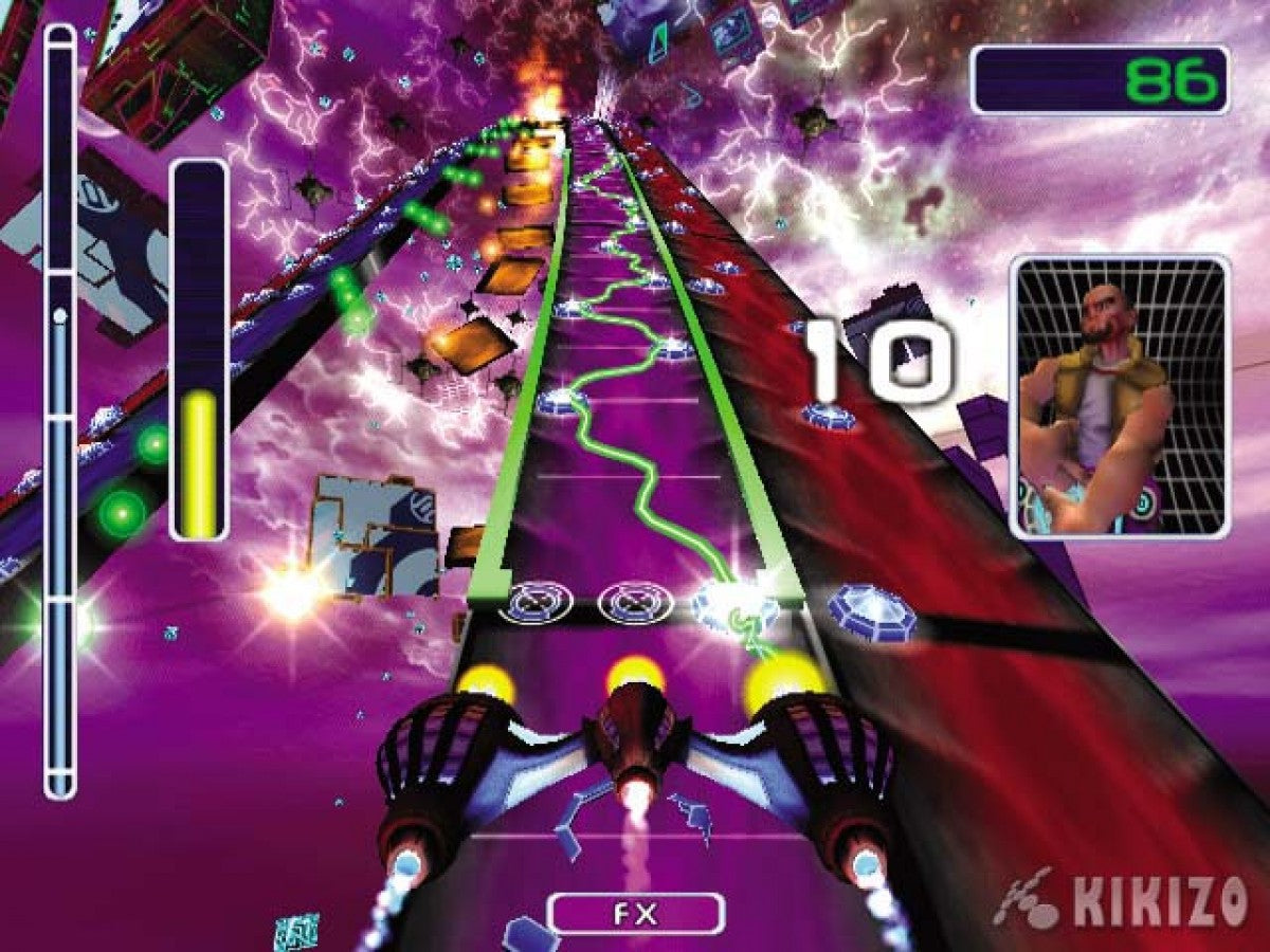 Amplitude PS2 music rhythm video game gameplay