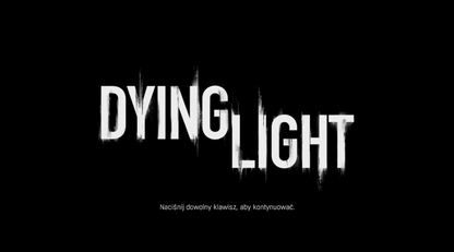 Dying Light – PlayStation 4 (PS4) video game title page, action survival horror by Techland