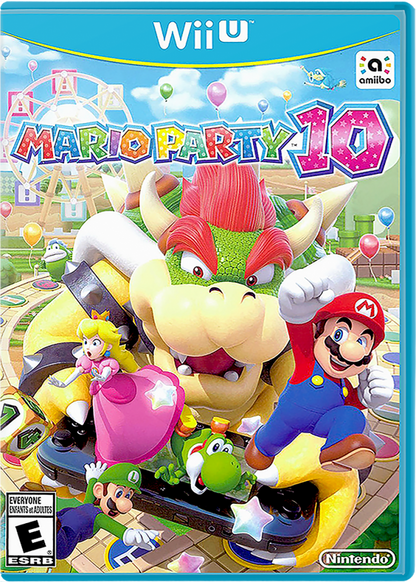 Mario Party 10 cover art for Nintendo Wii U (WiiU) video game