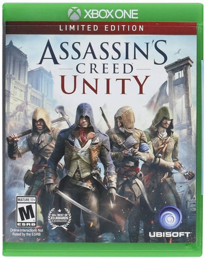 Assassin’s Creed: Unity [Limited Edition] cover art for Xbox One (XONE) action adventure video game