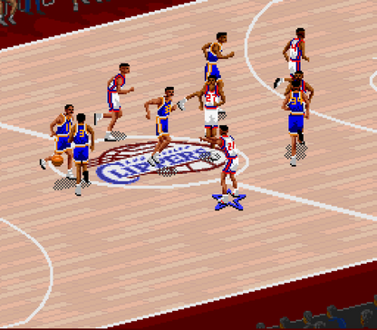 NBA Live 95 gameplay image for Super Nintendo Entertainment System (SNES) retro video game