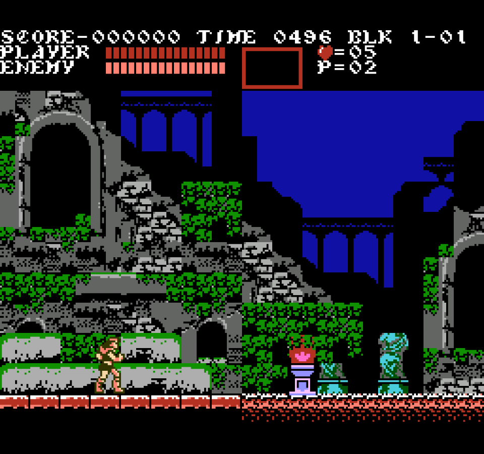 Castlevania III: Dracula's Curse gameplay image for Nintendo Entertainment System (NES) retro video game