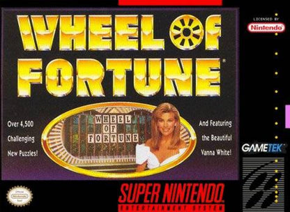 Wheel of Fortune cover art for Super Nintendo Entertainment System (SNES) video game