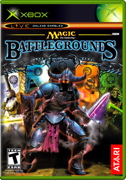 Magic the Gathering: Battlegrounds – Xbox (XBOX) Front Cover Box Art for this Xbox Video Game