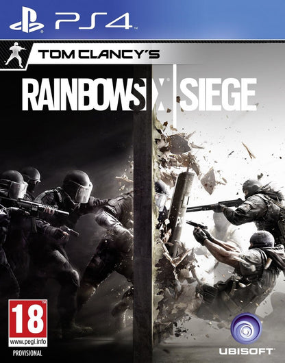 Tom Clancy's: Rainbow Six Siege [PAL Import] – PlayStation 4 (PS4) video game cover image, tactical first-person shooter.
