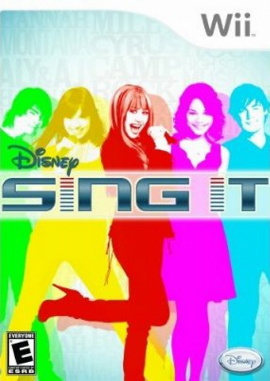 Disney Sing It cover art for Nintendo Wii (Wii) video game