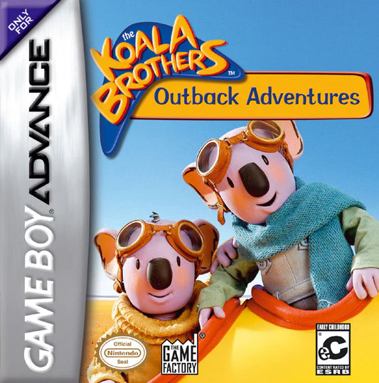 Koala Brothers: Outback Adventures cover art for Game Boy Advance (GBA) video game