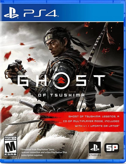 Ghost of Tsushima cover art for PlayStation 4 (PS4) video game