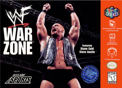 WWF War Zone cover art for Nintendo 64 N64 video game
