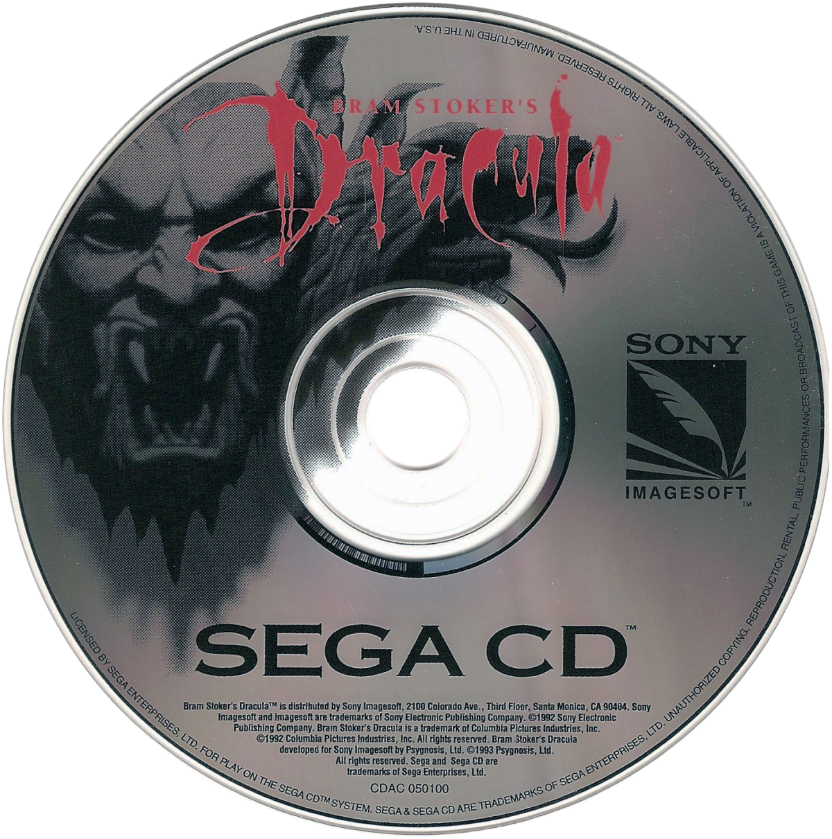 Bram Stokers Dracula Sega CD action platformer movie tie in based on film gothic horror vampire combat side scrolling gameplay castle exploration enemies boss battles cinematic FMV cutscenes retro gaming Sega CD software video game title disc