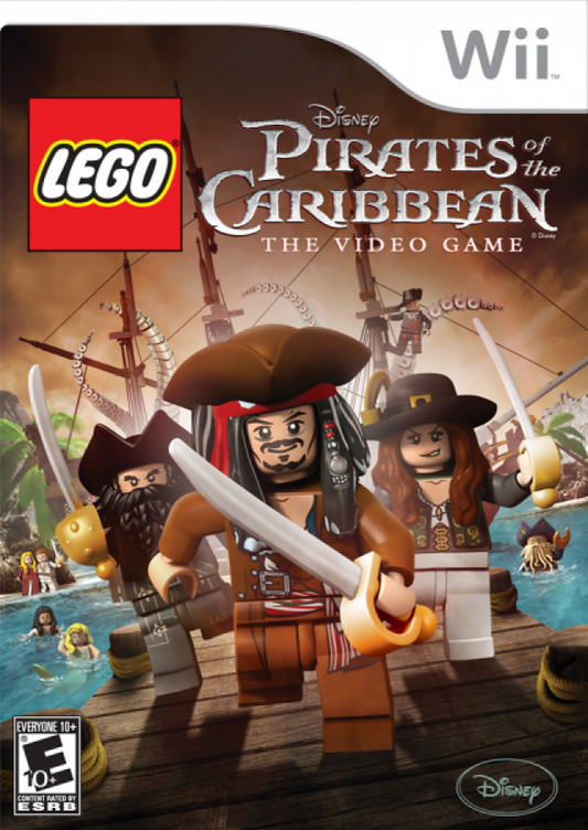 LEGO Pirates of the Caribbean: The Video Game cover art for Nintendo Wii (Wii) video game