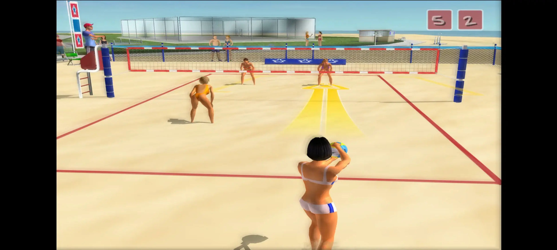 Beach Volleyball Summer Heat for PlayStation 2 with arcade-style beach sports theme gameplay