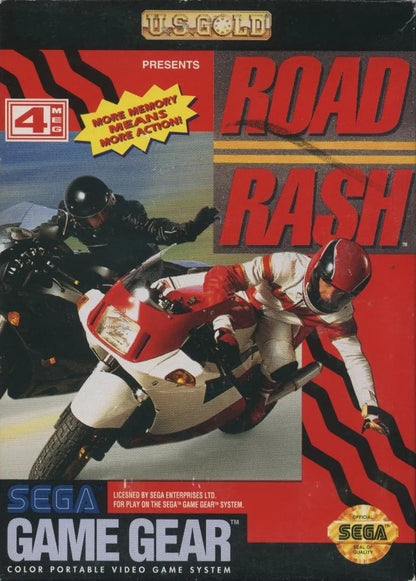 Road Rash cover art for Sega Game Gear (GG) video game