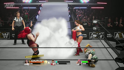 AEW Fight Forever Nintendo Switch arcade wrestling game official AEW roster Road to Elite career mode create a wrestler local multiplayer gameplay