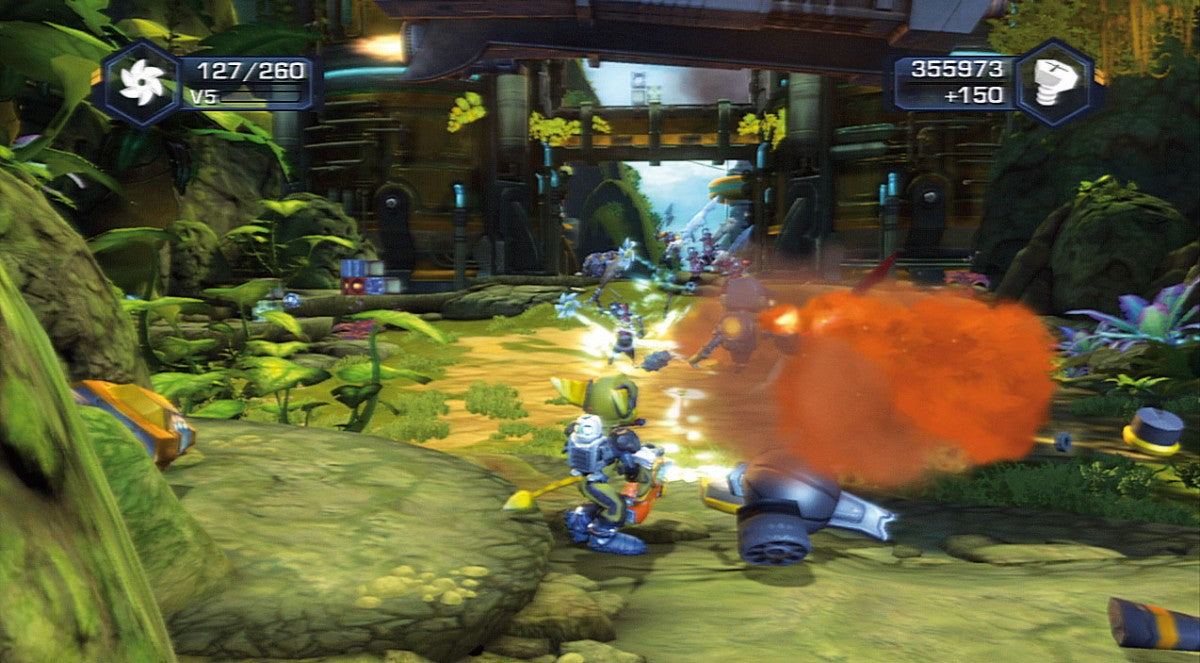 Ratchet & Clank Future: Tools of Destruction gameplay for Playstation 3 (PS3) action-adventure video game