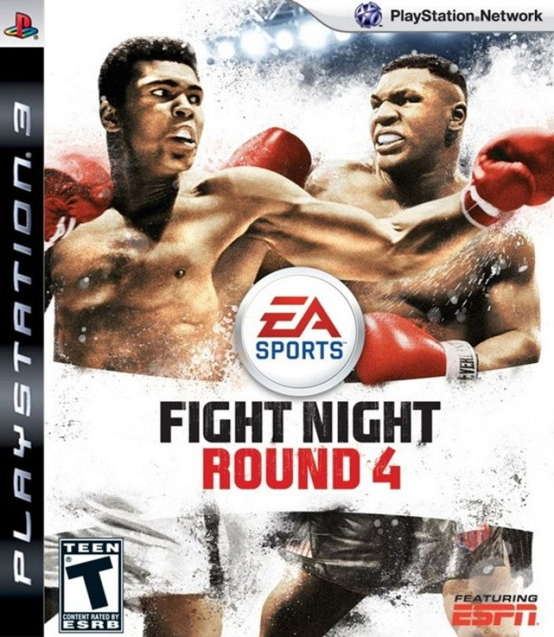 retro Fight Night Round 4 PlayStation 3 PS3 cover art collectible boxing sports game authentic classic gaming box art 