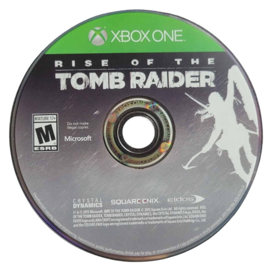 Rise of the Tomb Raider – Xbox One (XONE) disc for action-adventure video game