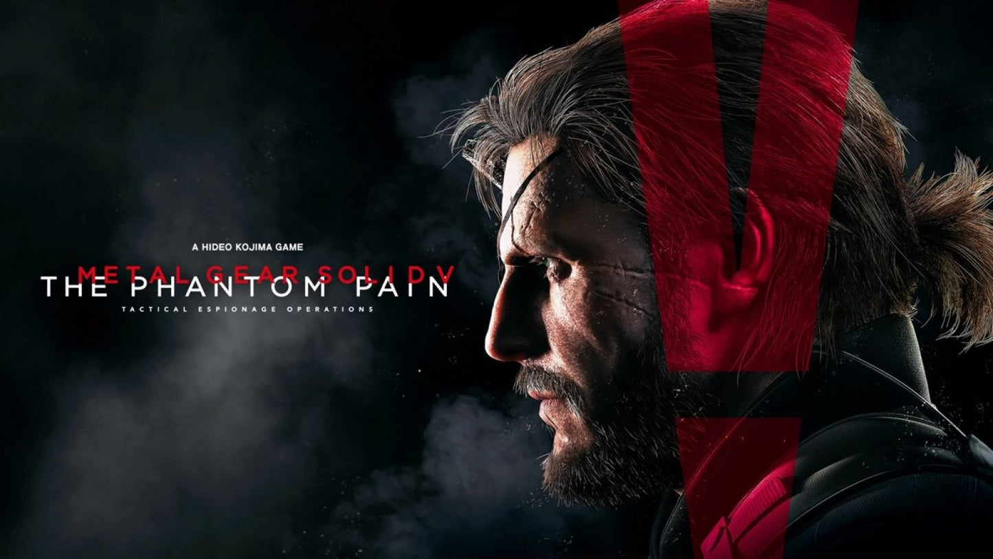 Metal Gear Solid V: The Phantom Pain [Day One] – PlayStation 4 (PS4) video game title screen, action stealth game