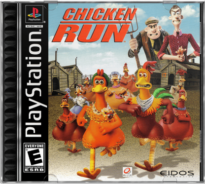 Chicken Run cover art for PlayStation 1 (PS1) retro video game