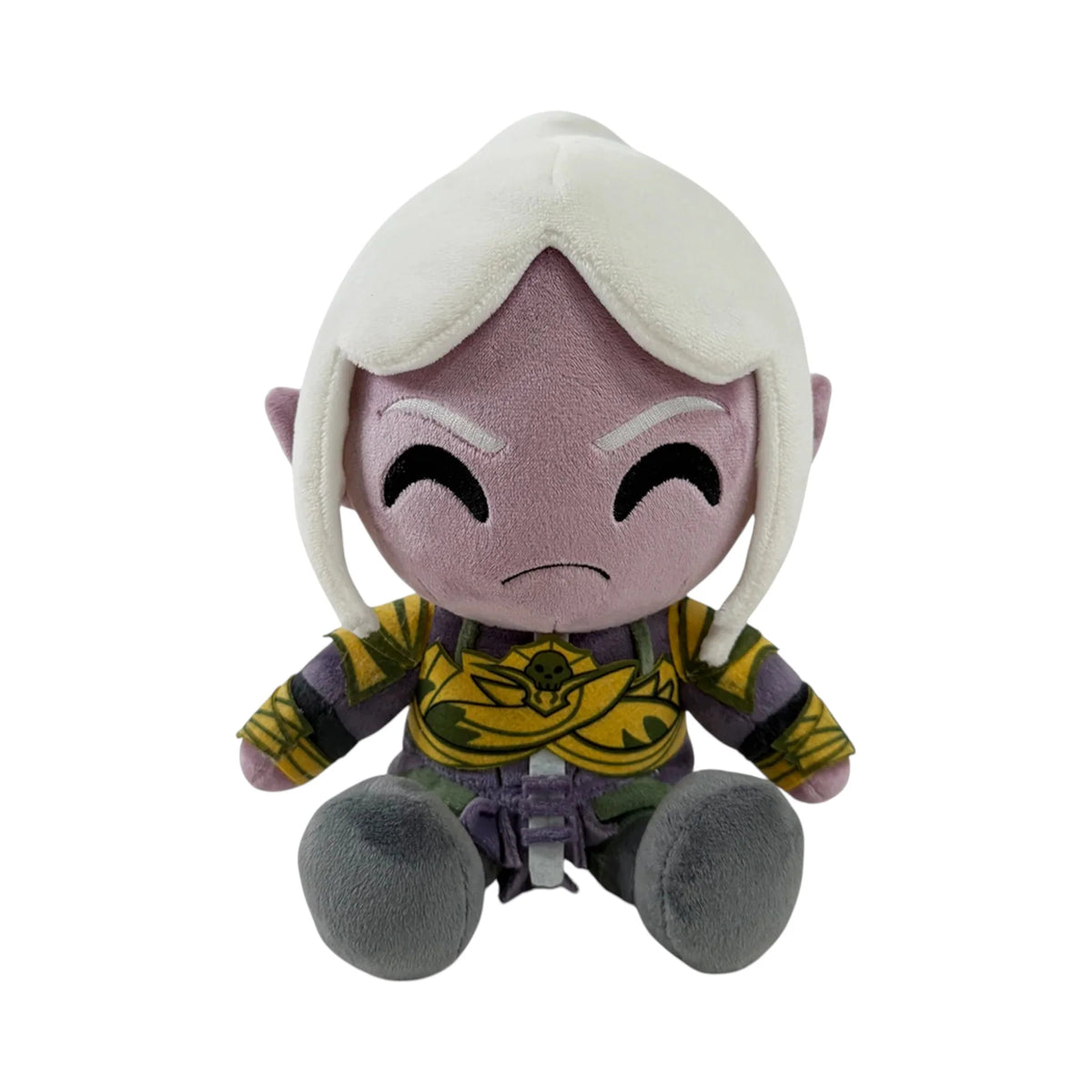 Baldur's Gate 3 Minthara 9 Inch Plush collectible video game character plush featuring Minthara from Baldur's Gate 3 soft plush construction detailed drow character design 9 inch size huggable collectible display item fantasy gaming merchandise and pop culture collectible appeal front