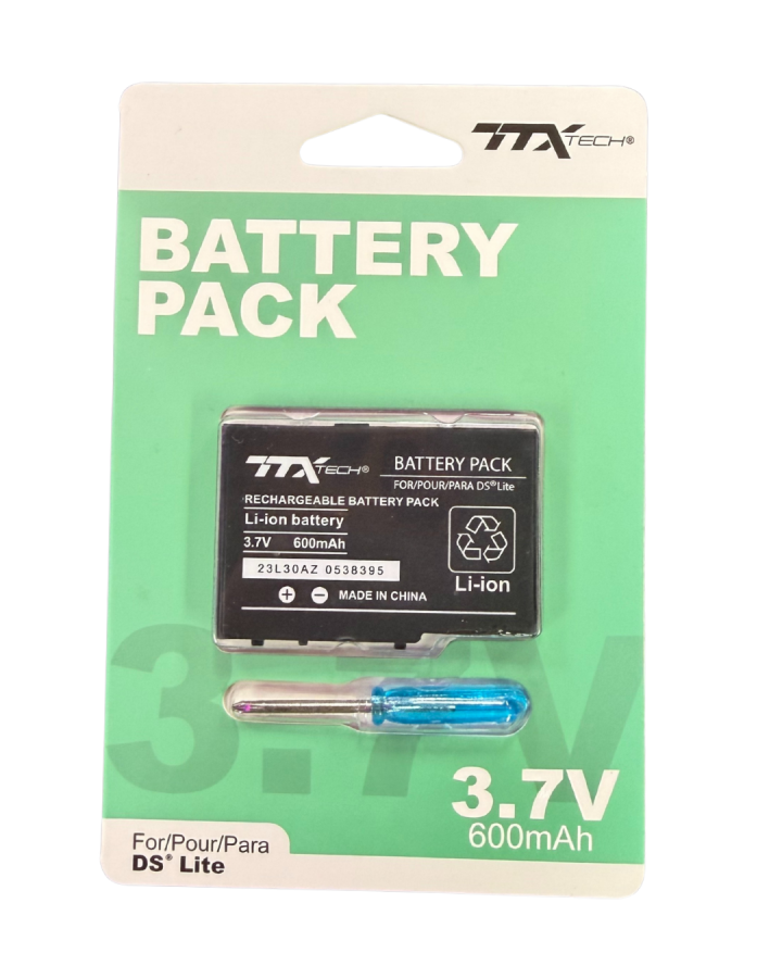 TTX Tech rechargeable battery pack for DS Lite accessory for Nintendo DS DS