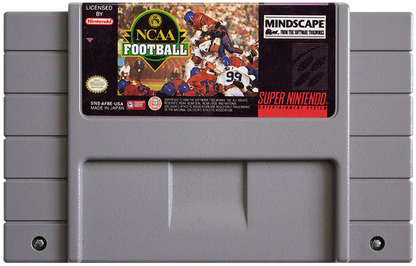 NCAA Football cartridge for Super Nintendo Entertainment System SNES retro video game