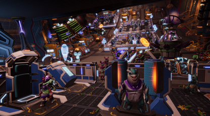 Spacebase Startopia – Xbox One (XONE) gameplay for space station management simulation video game