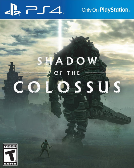 Shadow of the Colossus – PlayStation 4 (PS4) video game cover art, action-adventure title