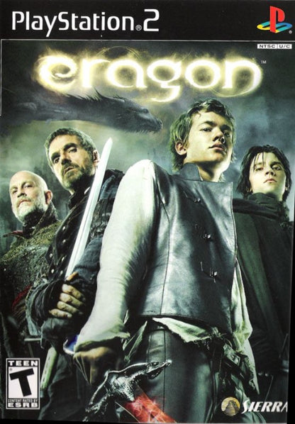 Eragon cover art for PlayStation 2 (PS2) video game.  