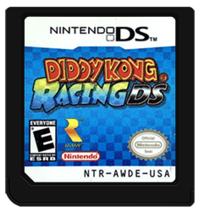 Diddy Kong Racing DS cartridge art for Nintendo DS (DS) video game