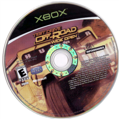 Test Drive: Off Road - Wide Open disc for Xbox (XBOX) video game