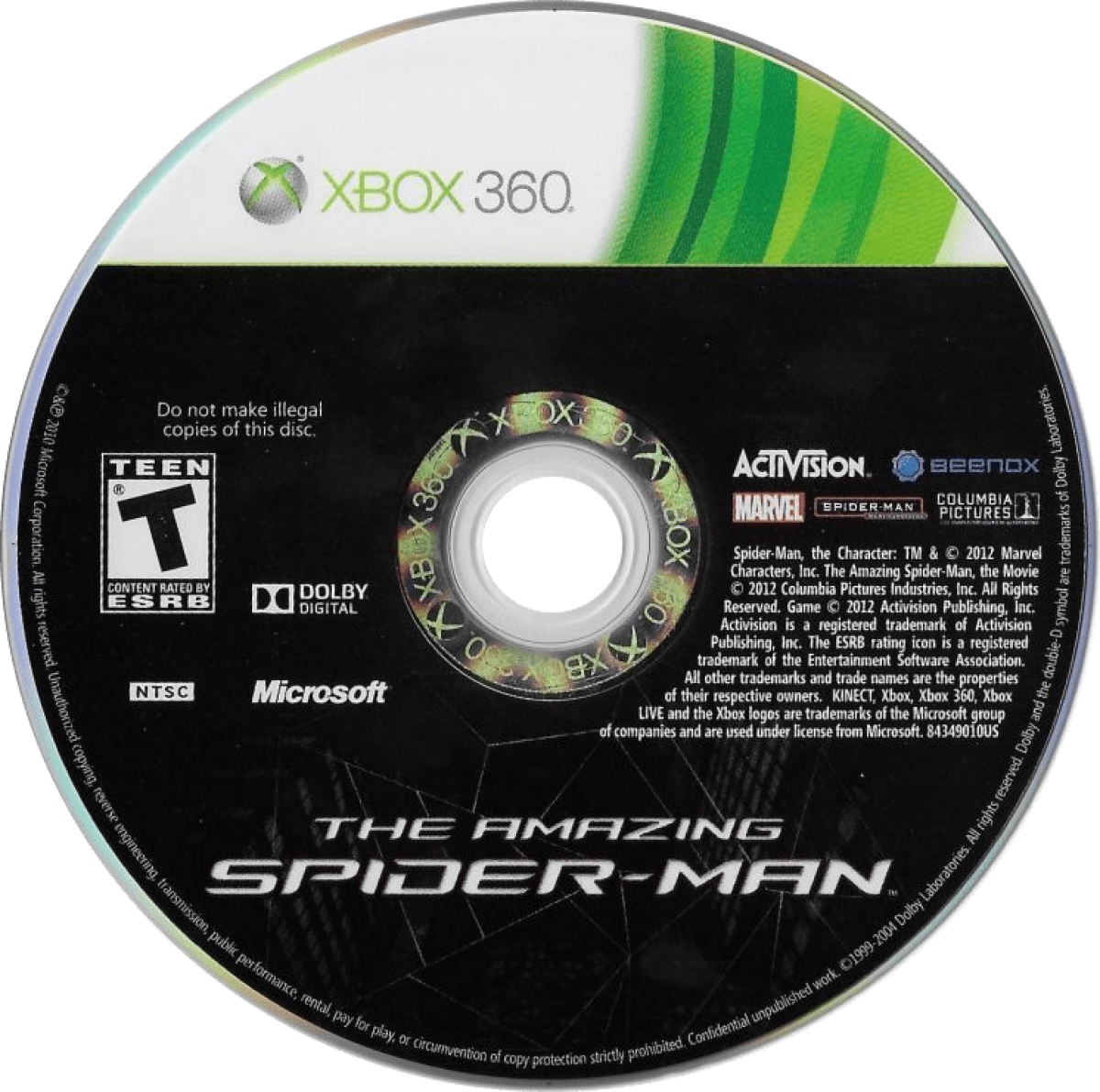 The Amazing Spider-Man Xbox 360 for retro video game enthusiasts featuring action adventure gameplay open world city exploration web swinging superhero combat iconic Marvel characters story driven missions dynamic traversal mechanics and collectible gaming appeal disc  