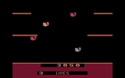 Joust for Atari 2600 with classic arcade-style flying and lance combat gameplay theme screenshot