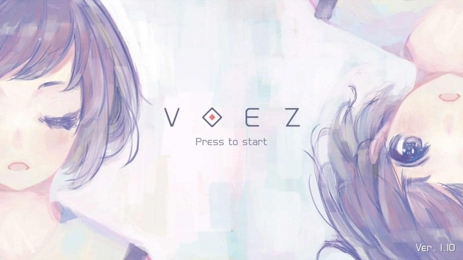 Voez title screen for the Nintendo Switch (NS) video game