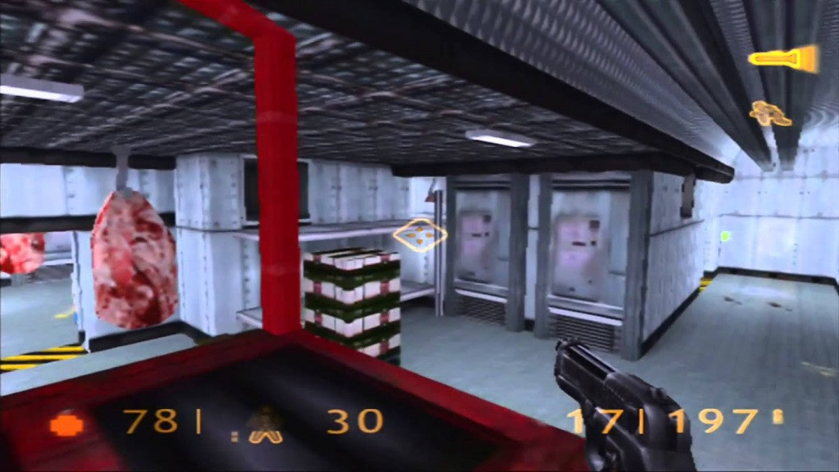 Half-Life for PlayStation 2 first person shooter video game featuring immersive sci-fi storytelling intelligent enemy AI physics based gameplay and the complete Valve classic experience adapted for console gameplay