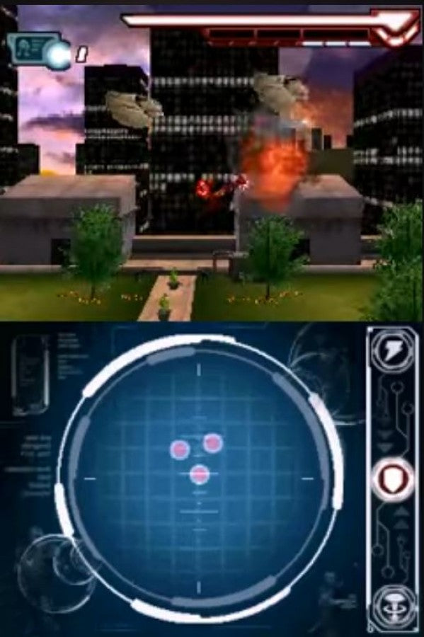 Iron Man 2 for Nintendo DS action adventure superhero game based on the Marvel film featuring armored combat missions villains upgrades touchscreen gameplay