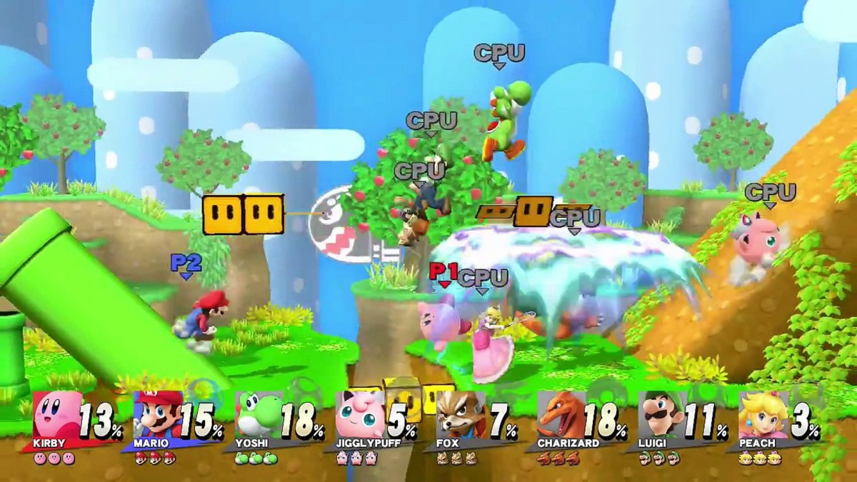 Super Smash Bros for Wii U gameplay for Nintendo Wii U WiiU video game