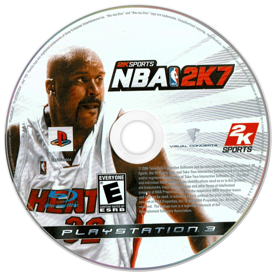 NBA 2K7 disc for PlayStation 3 (PS3) video game