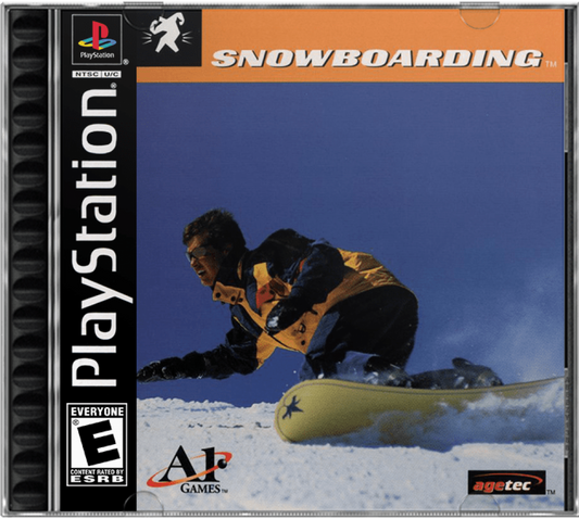 Snowboarding cover art for PlayStation 1 (PS1) video game